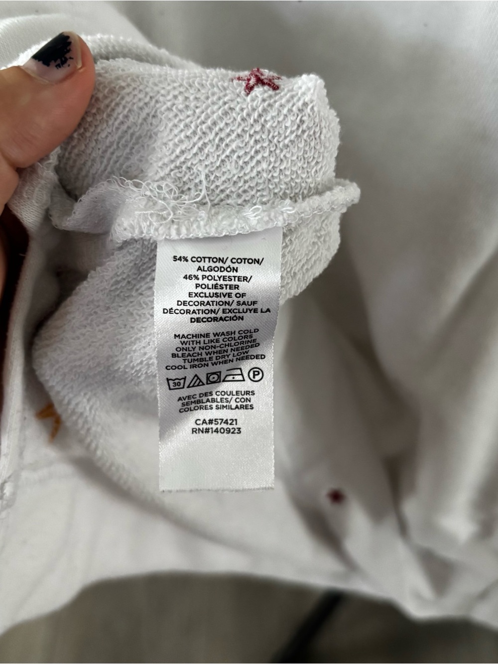 Lou & Grey White Star-Embroidered Sweatshirt - Picture 6 of 8